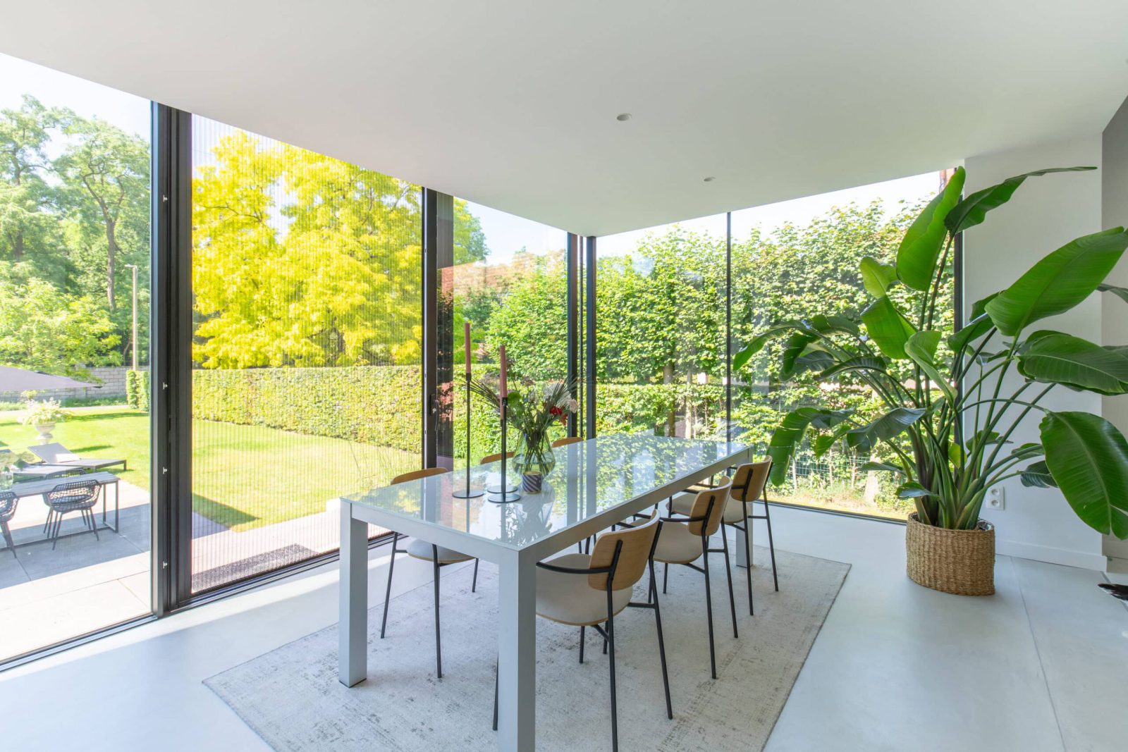 minimalistische aluminium veranda