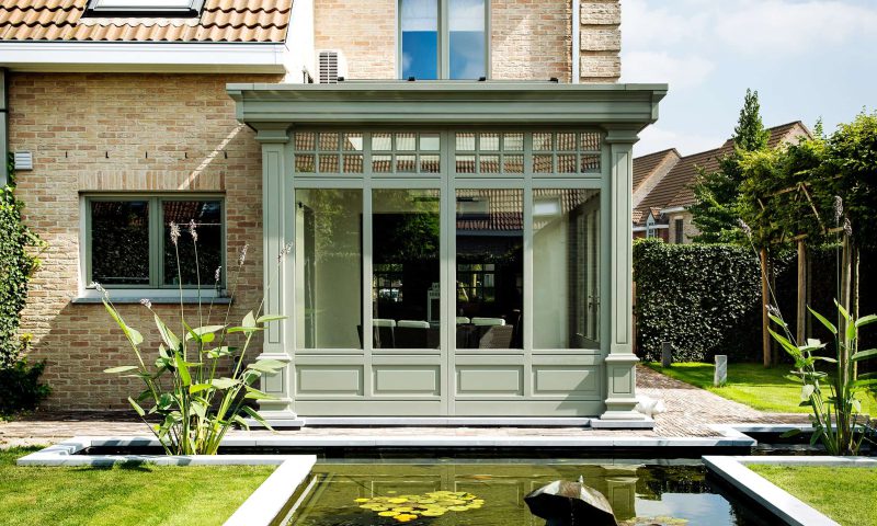 Houten veranda op maat van Miniflat