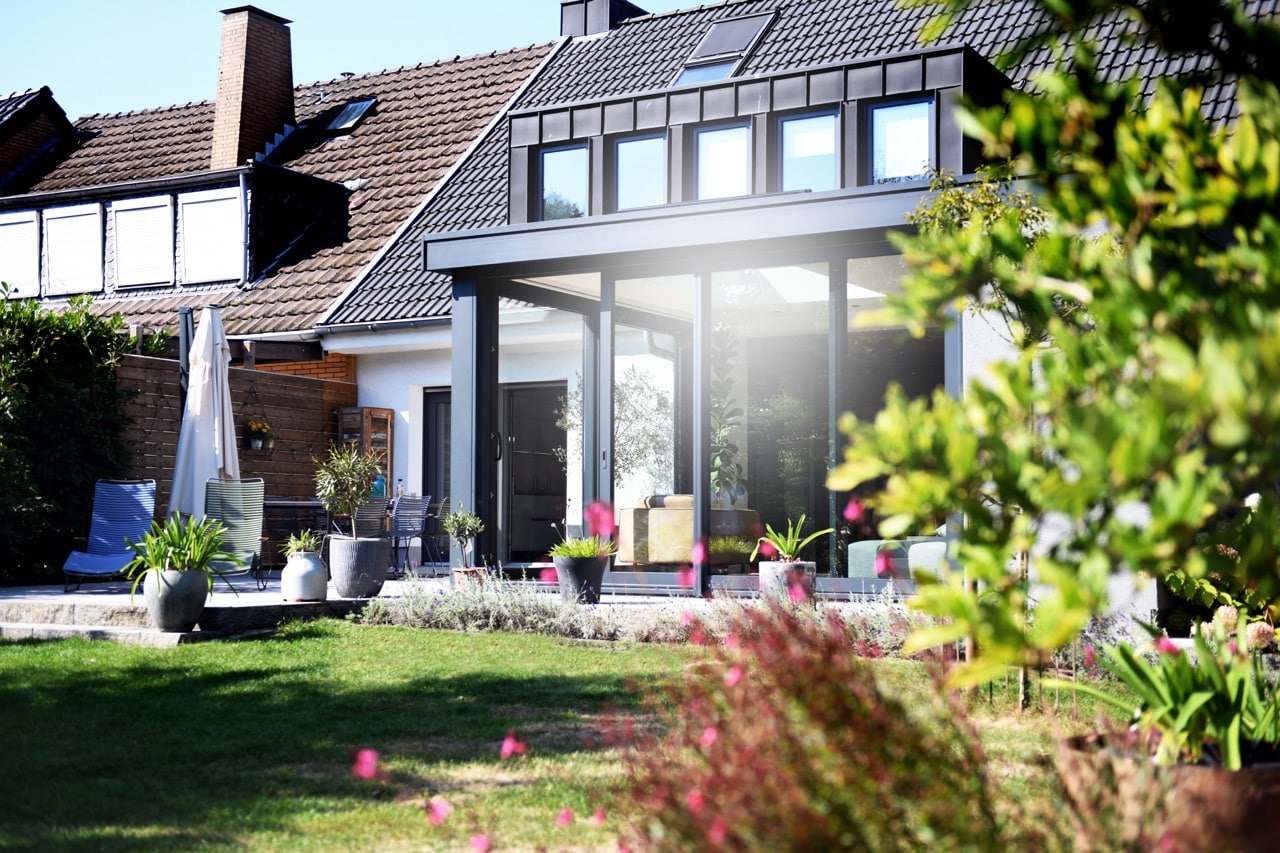 Exterieur van een veranda van Miniflat als verandabouwer in West-Vlaanderen